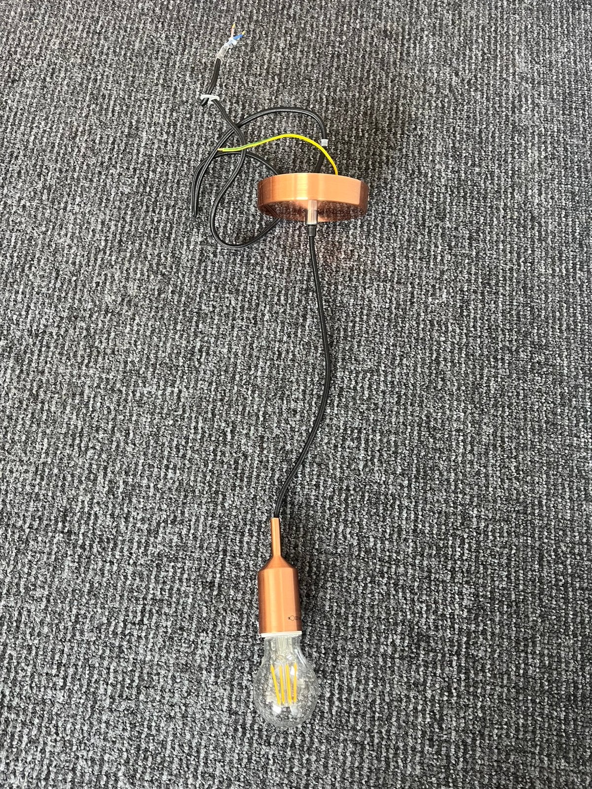 Rose hanglamp inclusief E27 lamp, Ophalen, Zo goed als nieuw