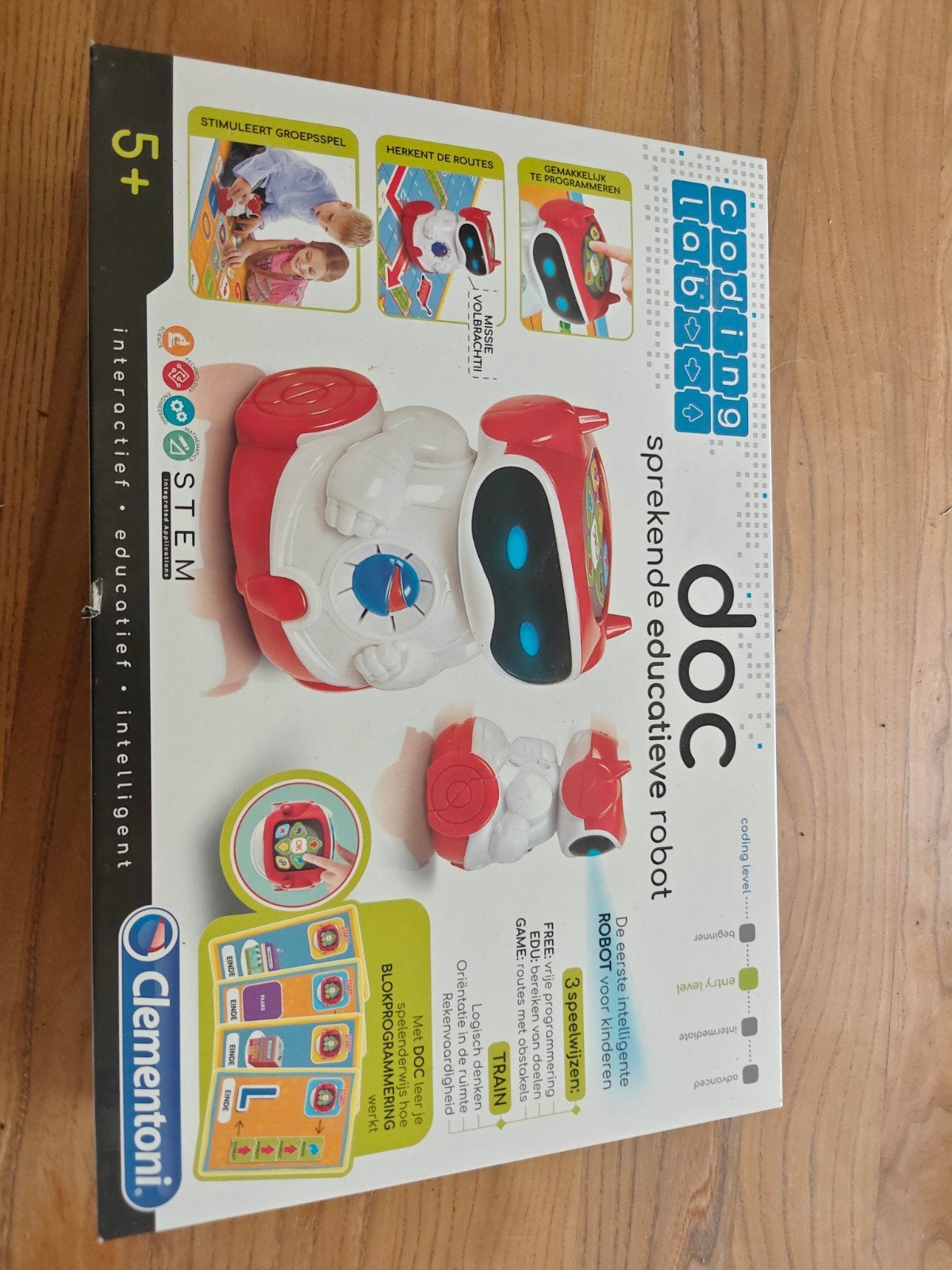 Clementoni Doc Educatieve Robot - Spelend Leren, Ophalen of Verzenden, Zo goed als nieuw, Elektronica, Met licht