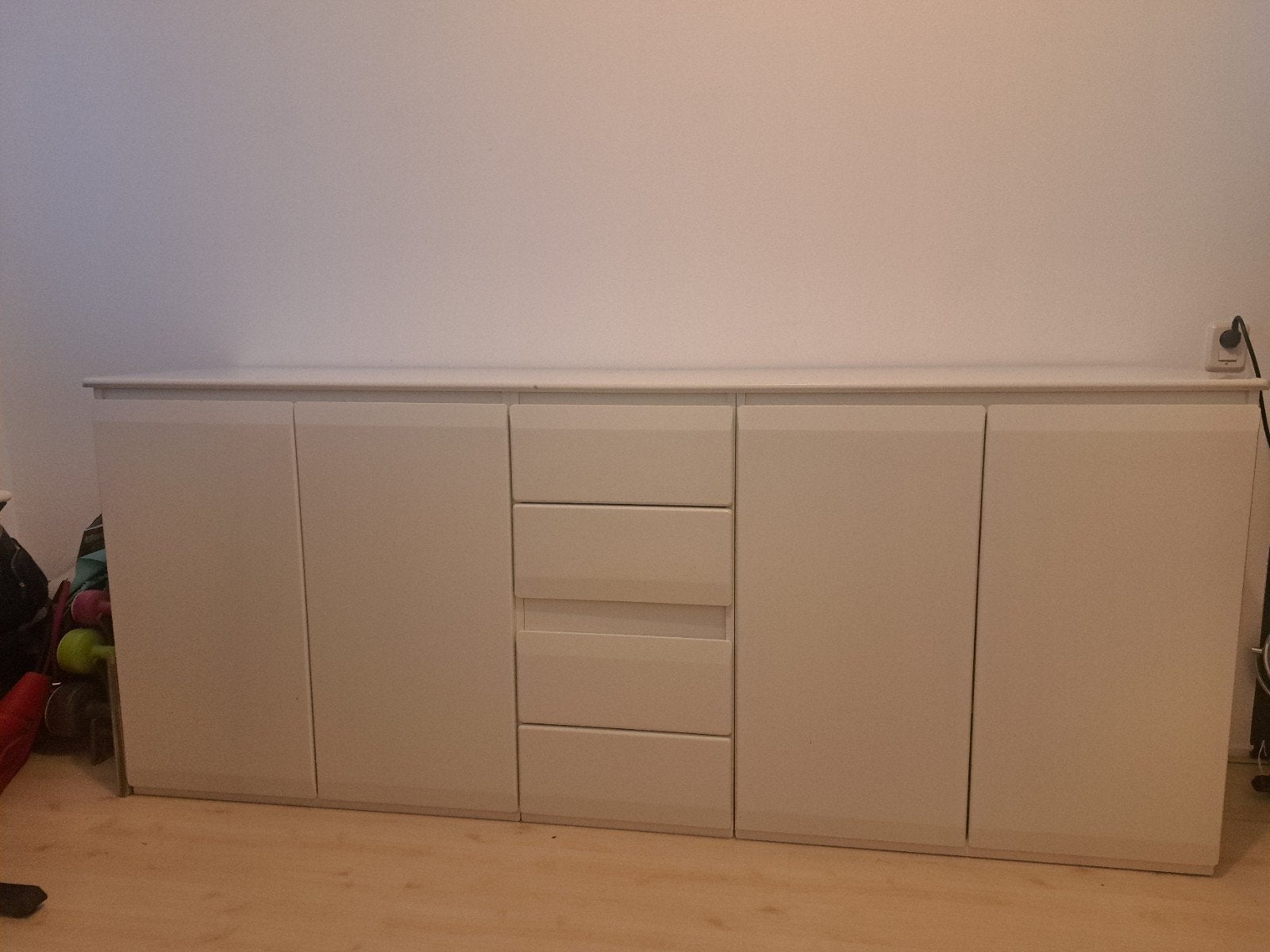 meubelkast wit, Ophalen, 25 tot 50 cm, 200 cm of meer, Minder dan 100 cm