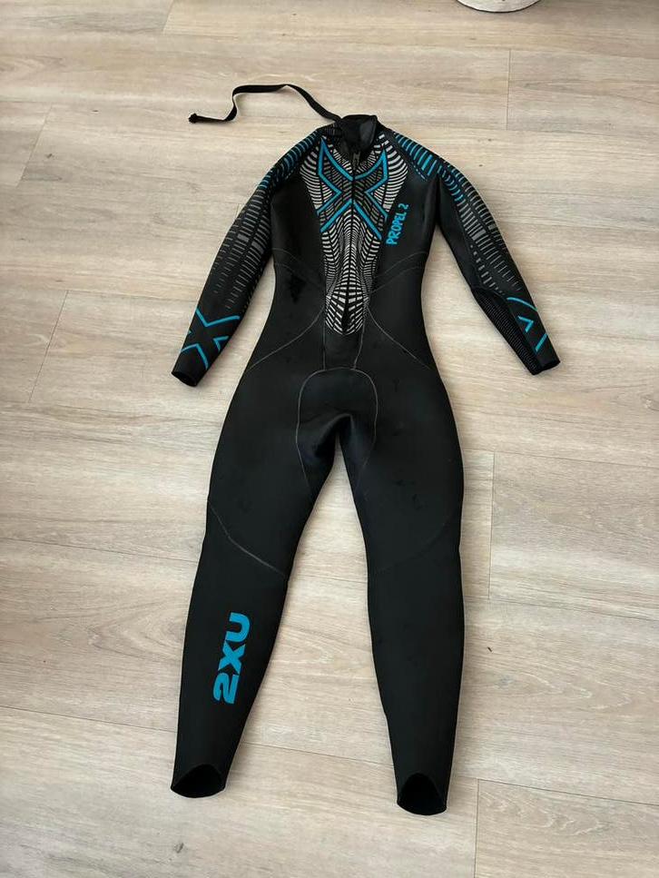 2XU Propel 2 heren wetsuit - Zgan - Maat ST, Ophalen of Verzenden, Zo goed als nieuw, Zwart, Overige typen