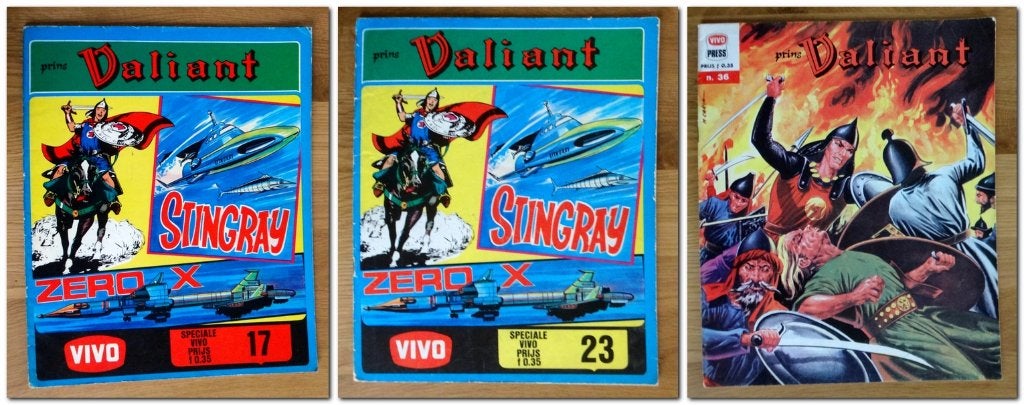 Prins Valiant, nr. 17 - 23 - 36, Gelezen, Harold Foster, Ophalen of Verzenden, Meerdere stripboeken