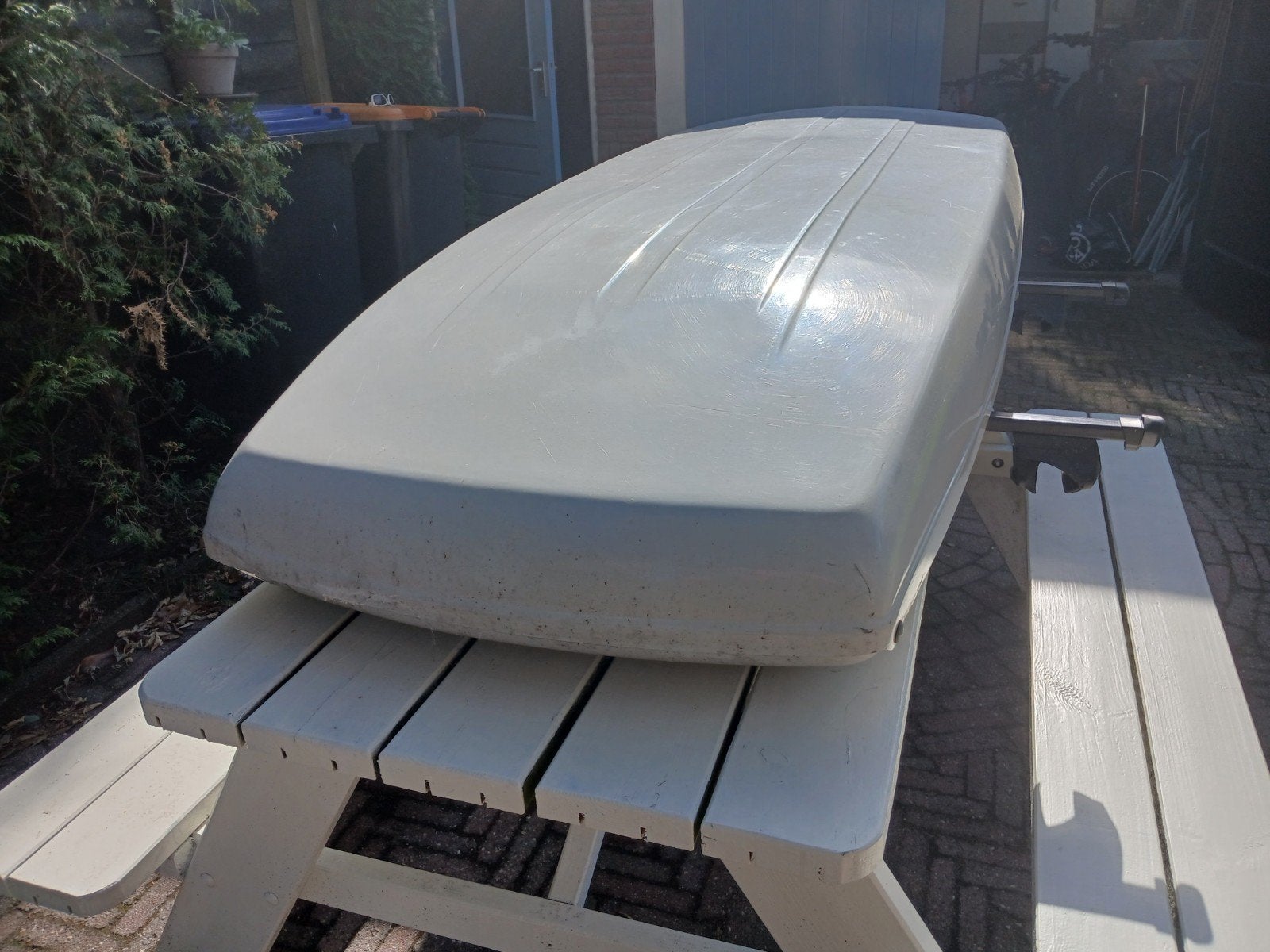 Thule Dakkoffer met dakdragers, Auto diversen, Dakkoffers, Ophalen, Gebruikt