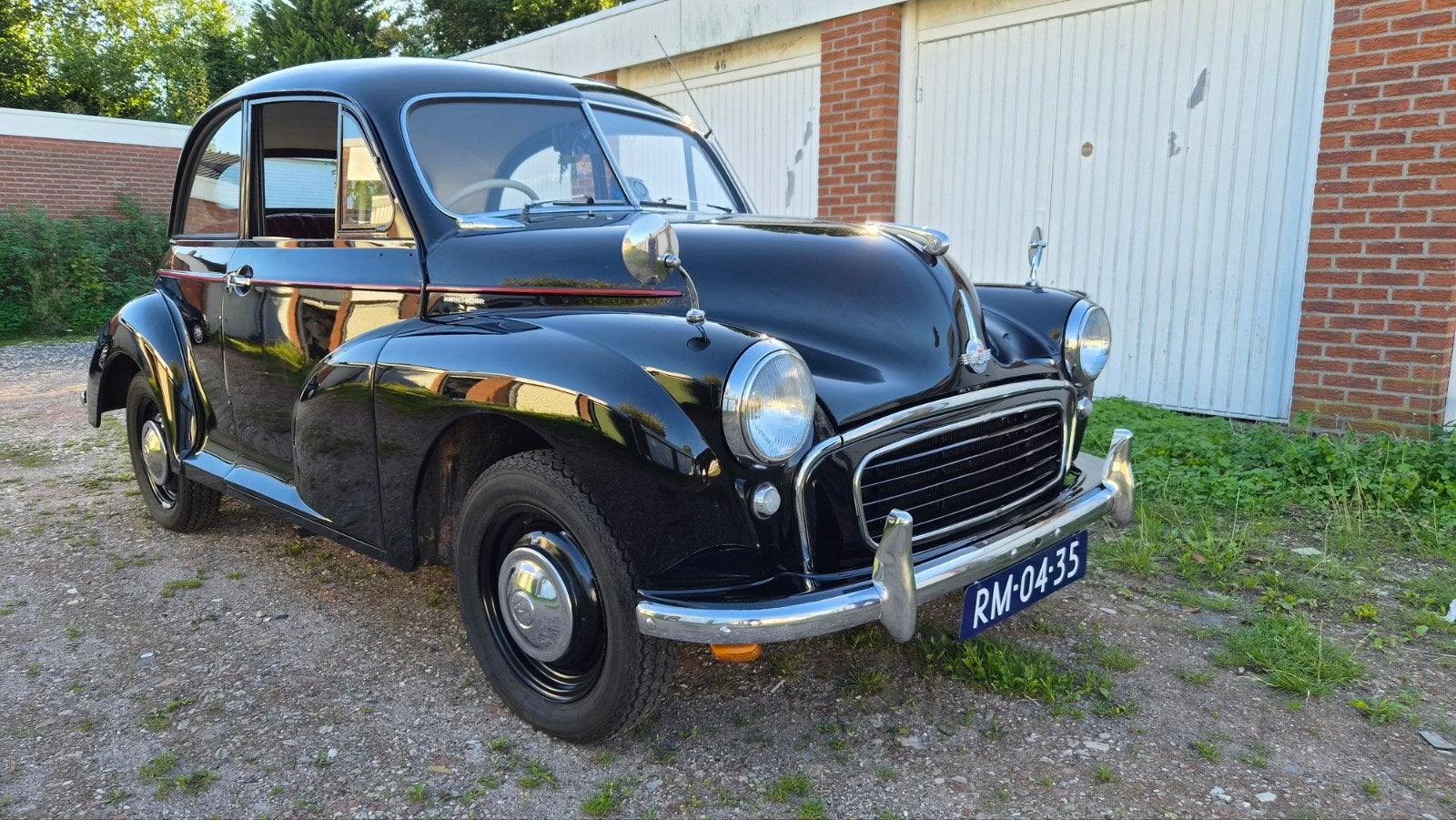 Morris Minor 1956 Zwart, Auto's, 777 kg, Zwart, Particulier, Geïmporteerd