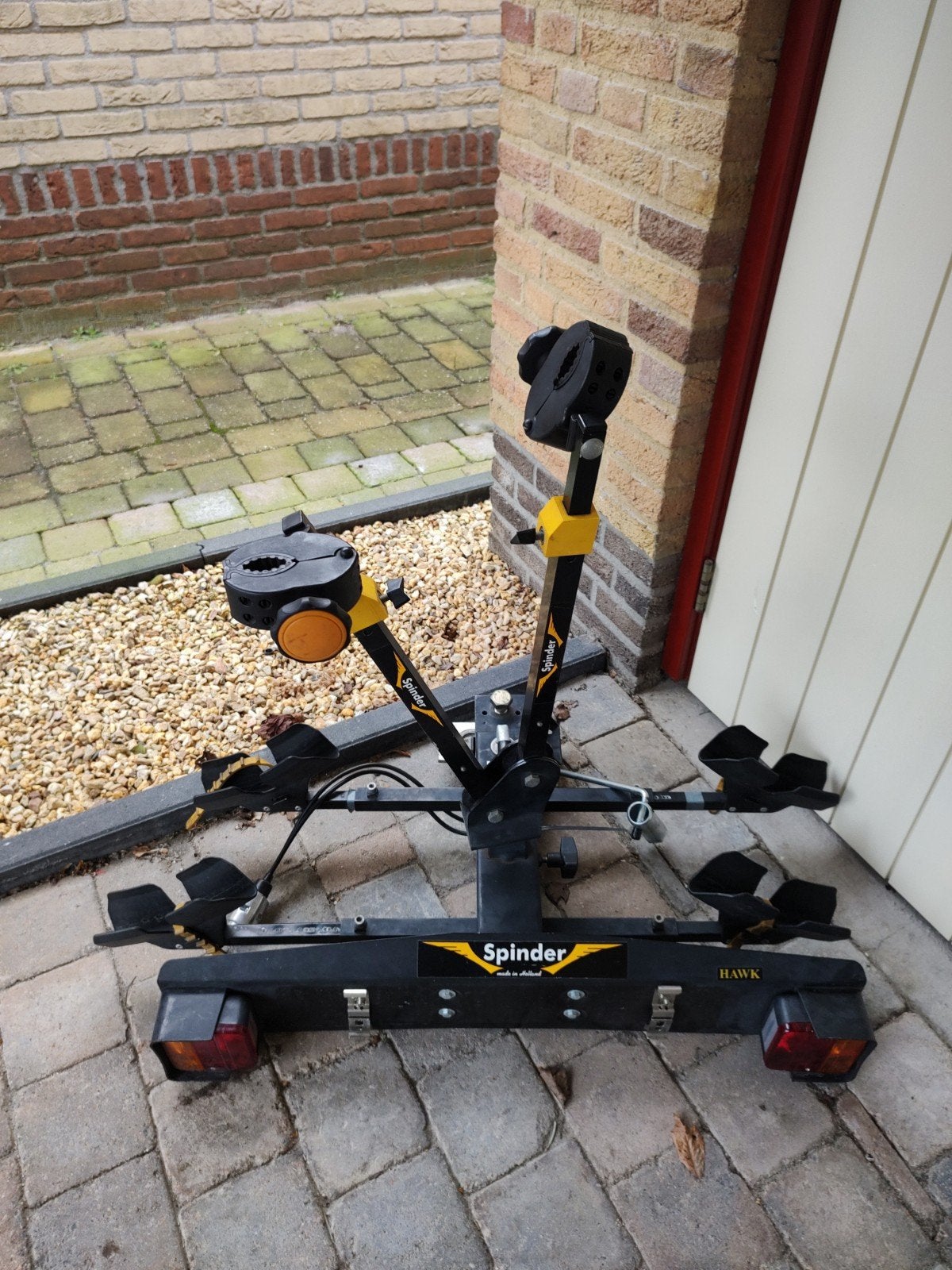 Spinder Hawk fietsendrager voor 2 fietsen, Ophalen, 2 fietsen, Gebruikt, Trekhaakdrager