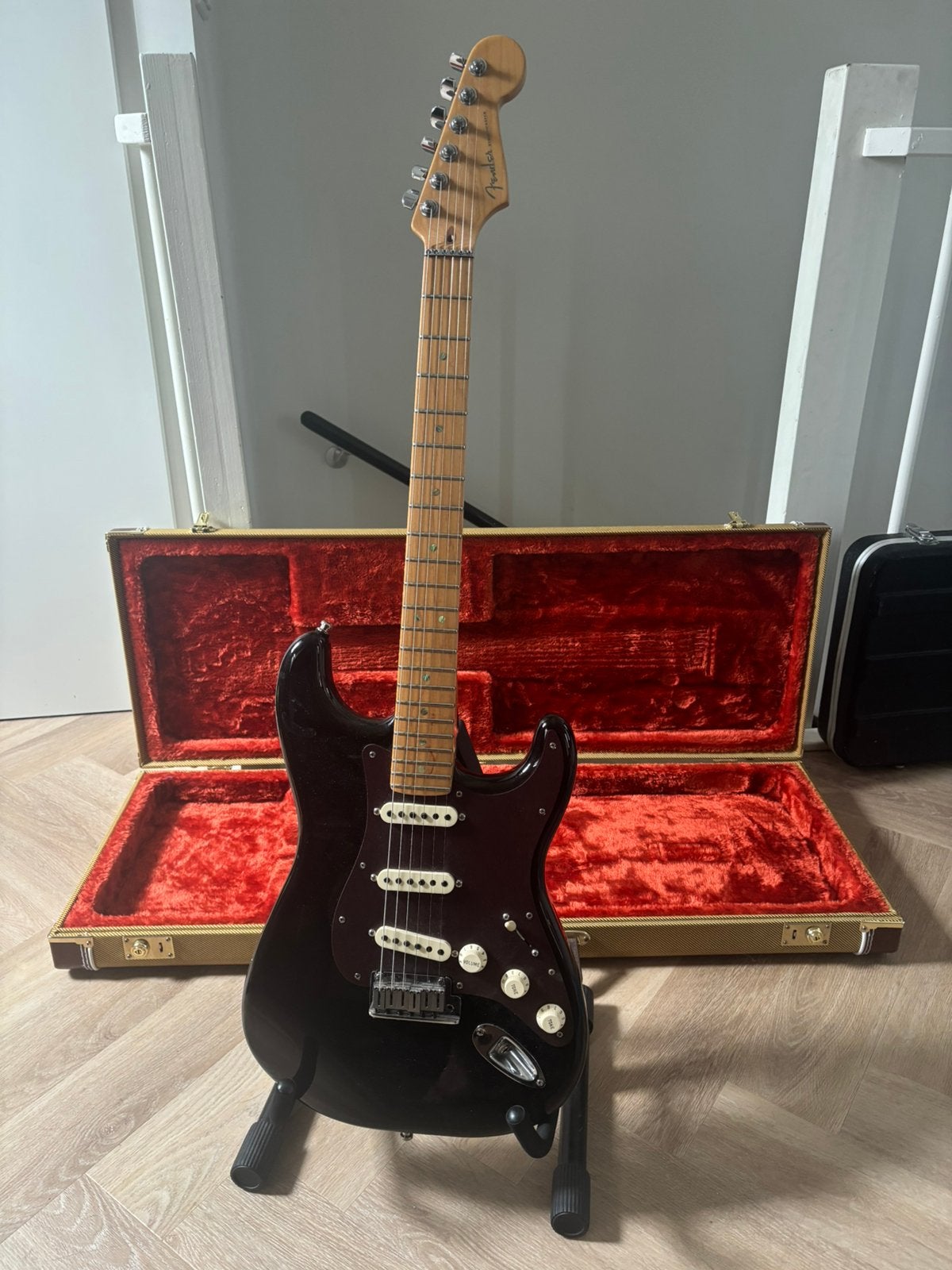 Fender American Deluxe Stratocaster USA 2002 - MINT, Ophalen of Verzenden, Zo goed als nieuw, Solid body, Fender