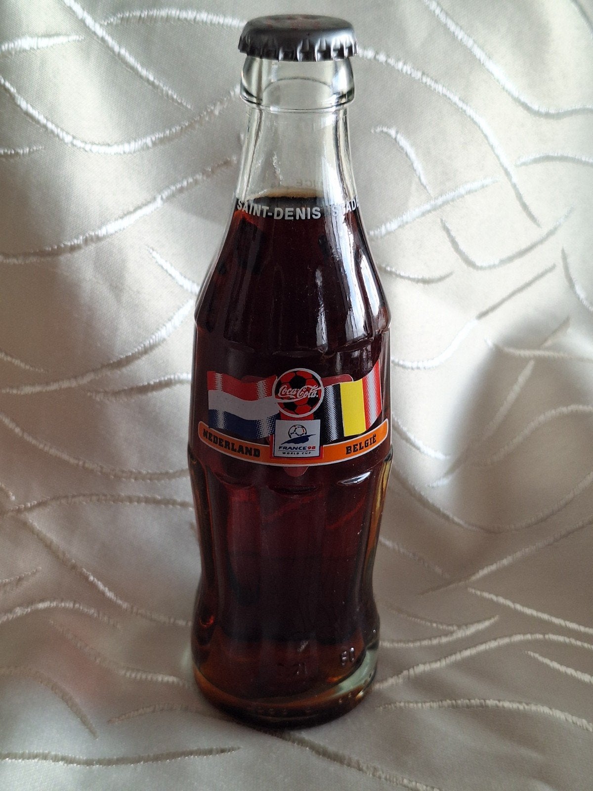 WK 1998, Frankrijk,  Coca-Cola flesje, Nederland - België, Ophalen of Verzenden, Nieuw, Overige typen