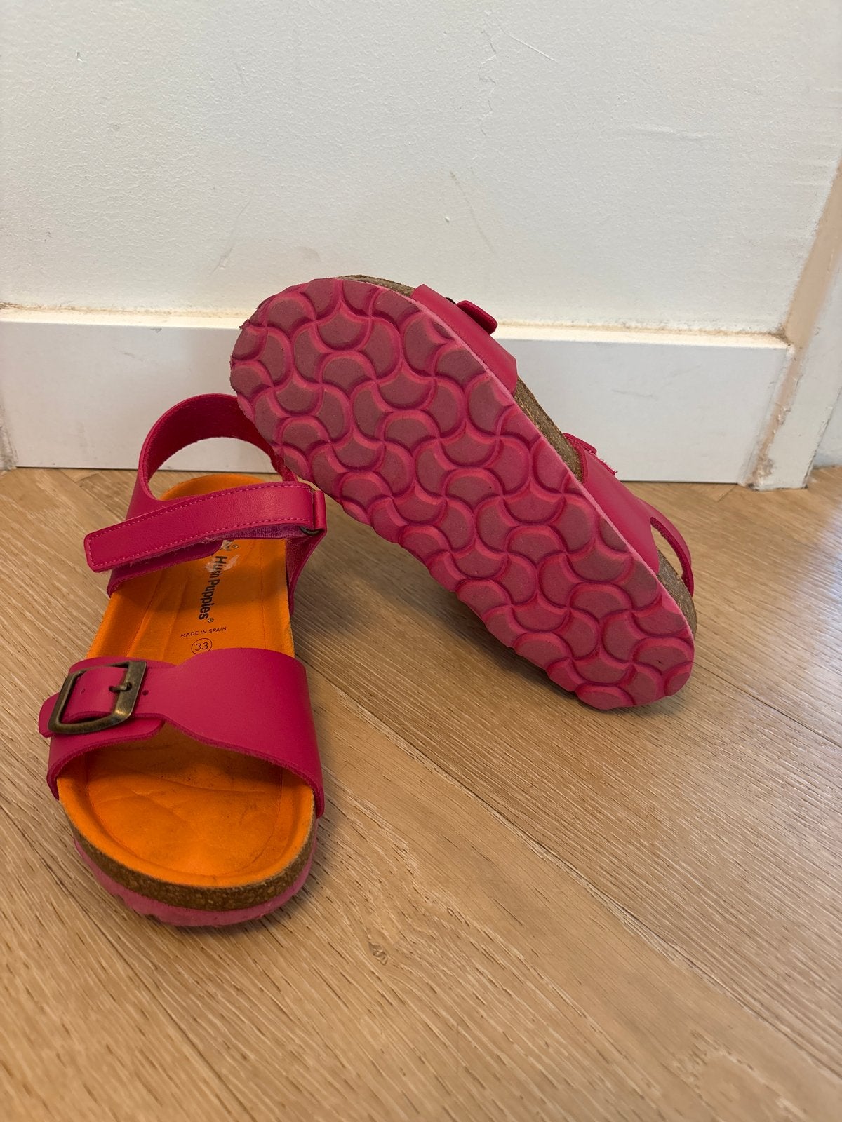 Roze sandalen Hush Puppies maat 33, Ophalen of Verzenden, Gebruikt, Meisje