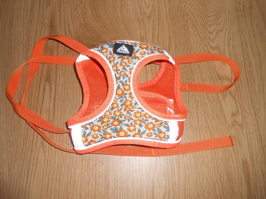 oranje honden tuigje maat M, Ophalen of Verzenden, Zo goed als nieuw