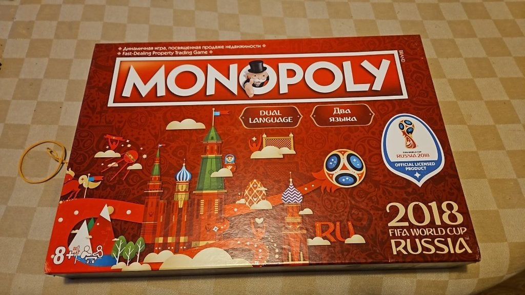 bordspel Monopoly World Cup Russia 2018 Monopolie WK, Een of twee spelers, Ophalen of Verzenden, Nieuw
