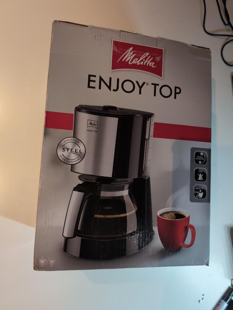 Melitta Enjoy Top Filterkoffiezetapparaat, Gemalen koffie, Ophalen of Verzenden, 4 tot 10 kopjes, Koffiemachine