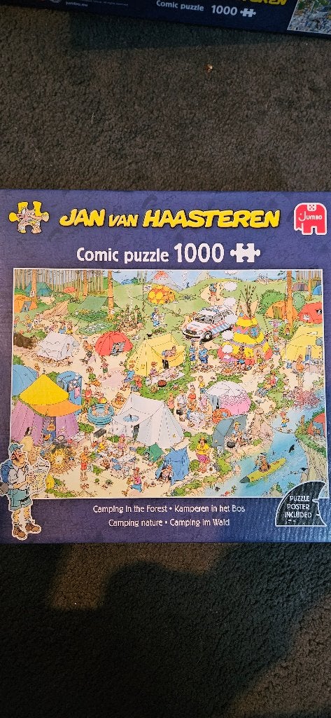 Jan van Haasteren puzzel, Ophalen, 500 t/m 1500 stukjes, Zo goed als nieuw, Legpuzzel