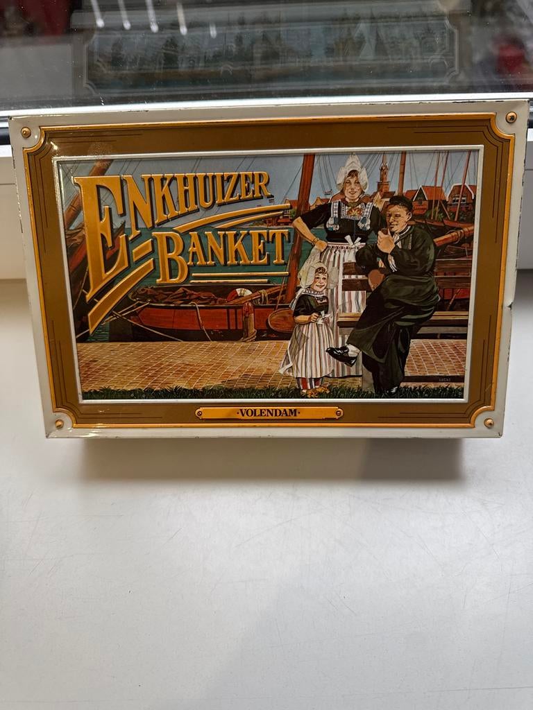 Vintage Enkhuizer Banket Volendam blik, Muziek en Instrumenten, Ophalen of Verzenden, Zo goed als nieuw