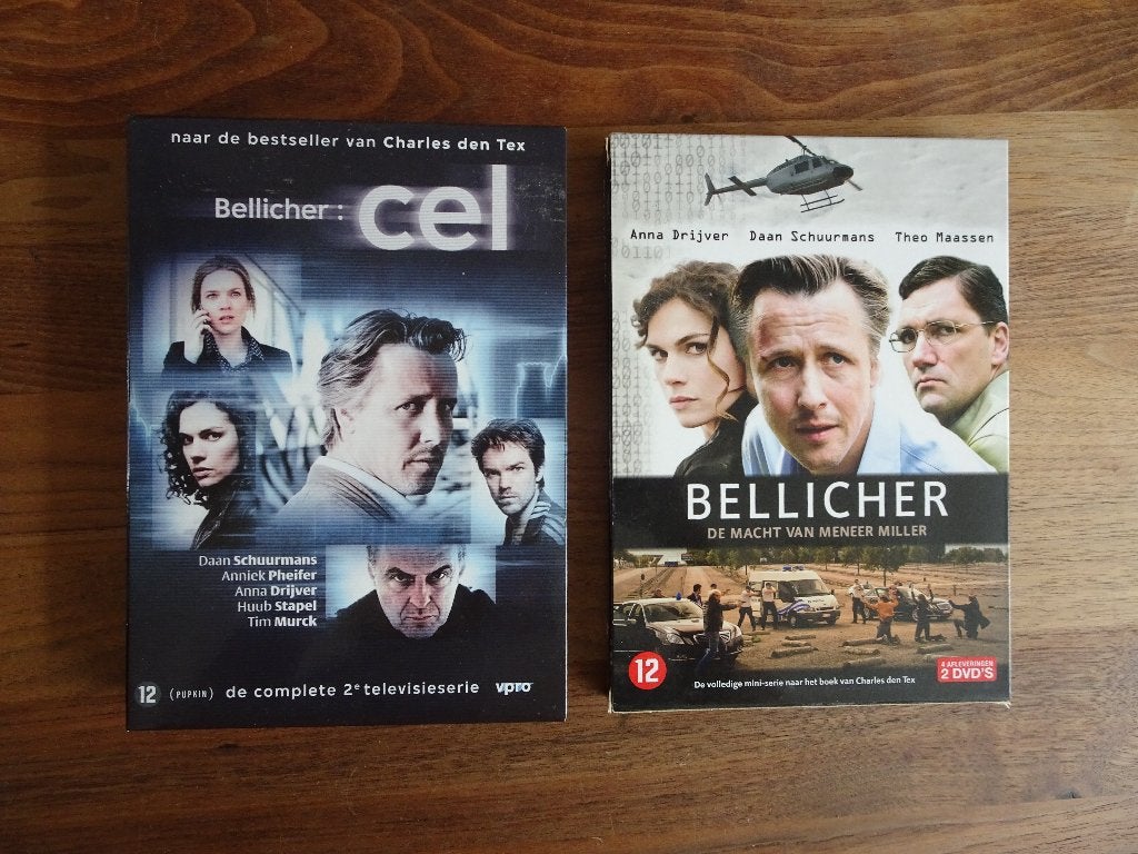 Bellicher serie 1 en 2 dvd, Gebruikt, Vanaf 16 jaar, Misdaad, Nederlands