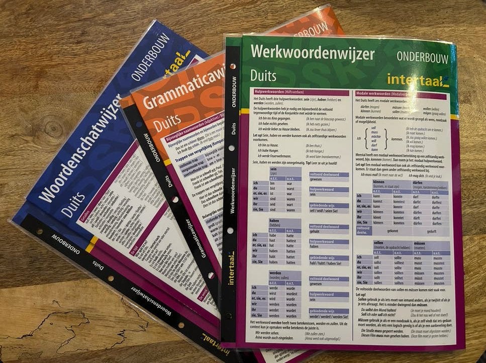 Duitse grammatica, woordenschat en werkwoorden wijzer, Ophalen of Verzenden, Alpha, Zo goed als nieuw, LBO