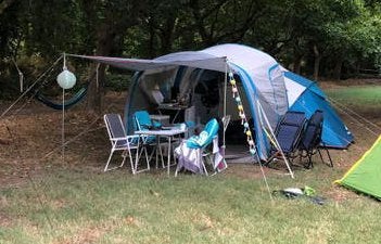 Complete Kampeerset voor 4 Personen –losse verkoop, Ophalen, Gebruikt, Tot en met 4