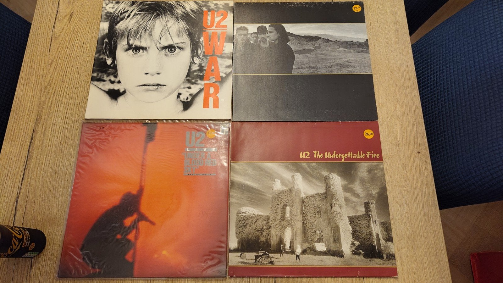 U2 Original Vinyls 4x - prachtige staat, LP, Overige formaten, Ophalen of Verzenden, Zo goed als nieuw