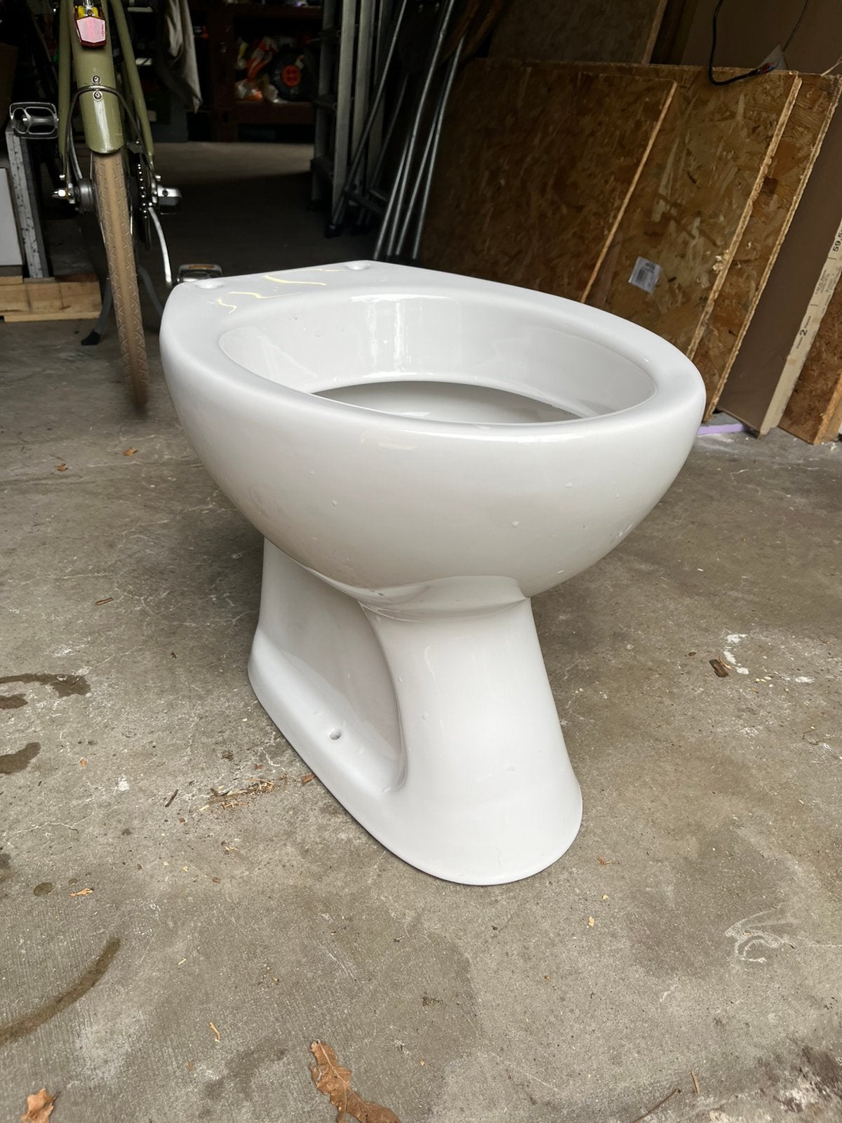 Nieuwe Plieger toiletpot – wit – ongebruikt - AO - diepspoel, Ophalen, Zo goed als nieuw, Toilet
