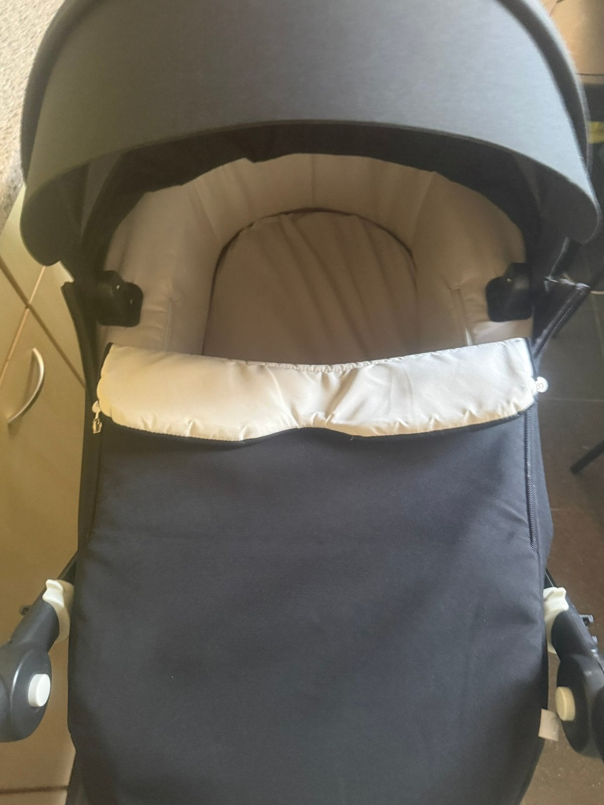 Nette stokke trialz duowagen kinderwagen met accessoires, Zo goed als nieuw, Combiwagen, Verstelbare duwstang, Ophalen