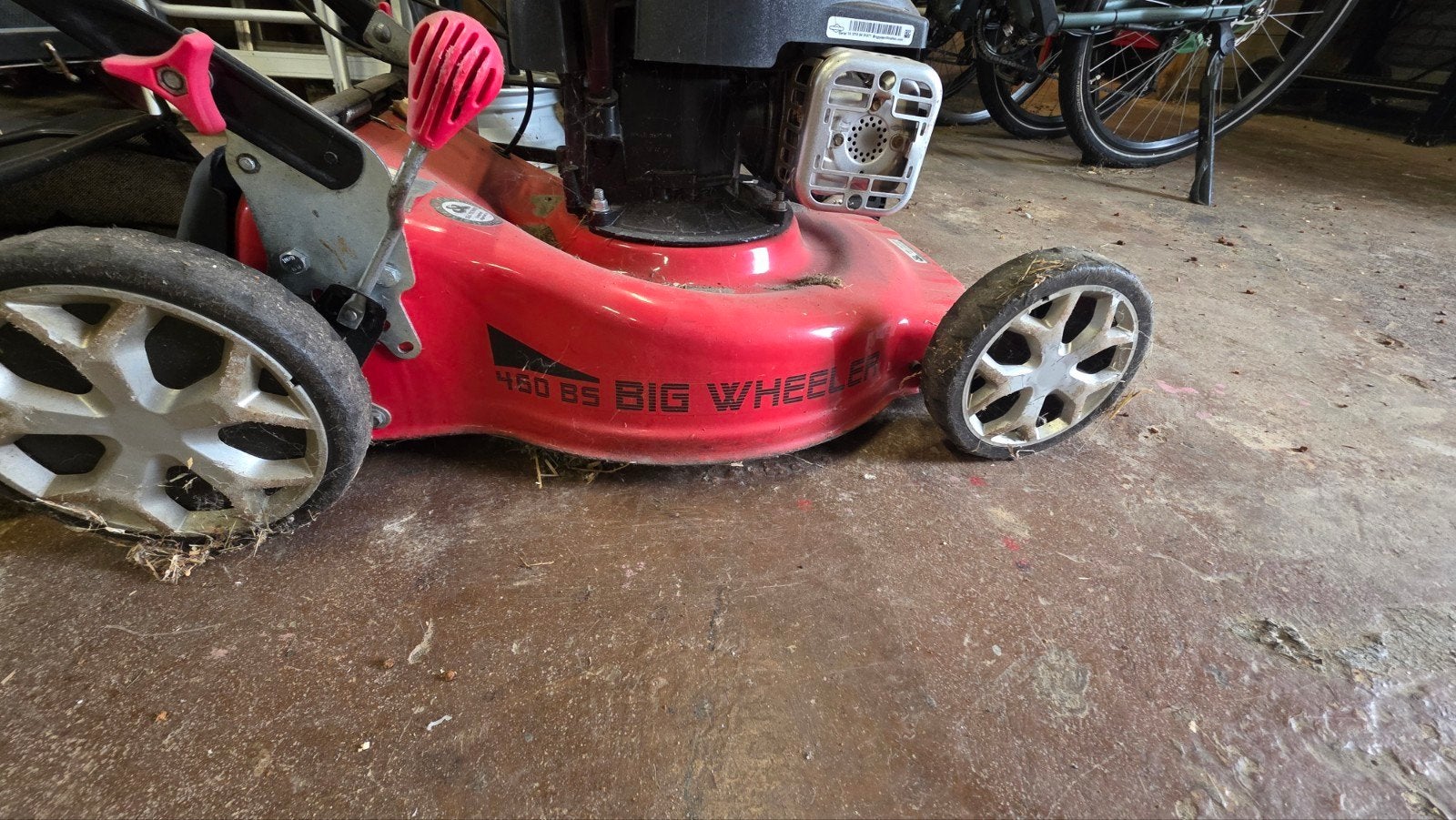 Grasmaaier - Big Wheeler 450 BS - Benzine, Ophalen, Gebruikt