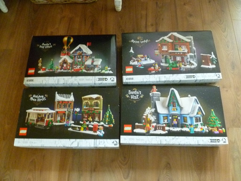 LEGO KERST SET 10293,10308,10325,10339  NIEUWE NU 500 euro, Ophalen, Lego, Nieuw, Icons
