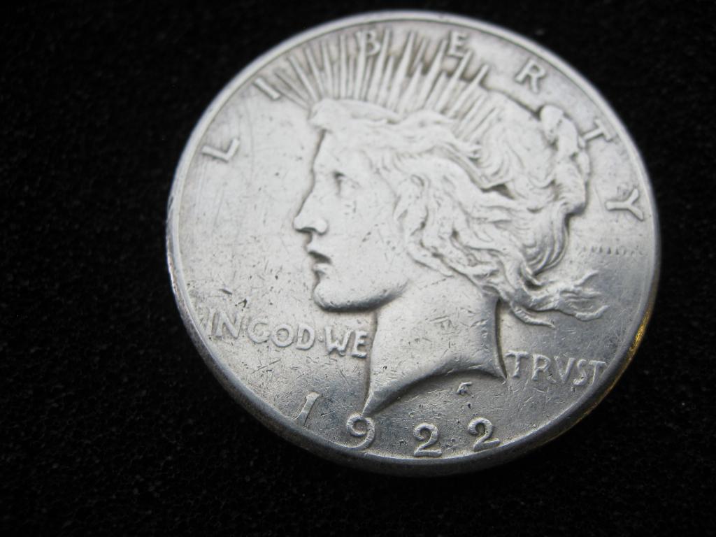 1 dollar 1922, Postzegels en Munten, Munten | Amerika, Ophalen of Verzenden, Noord-Amerika, Losse munt, Zilver