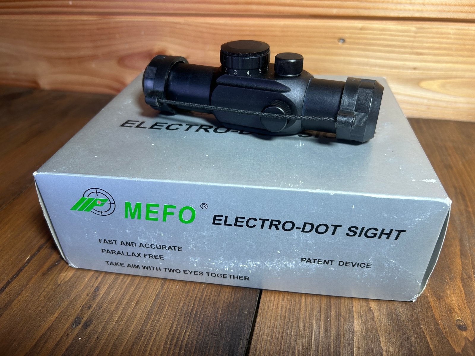 Mefo red-dot kijker set, compleet ongebruikt in doos, Sport en Fitness, Ophalen of Verzenden, Nieuw
