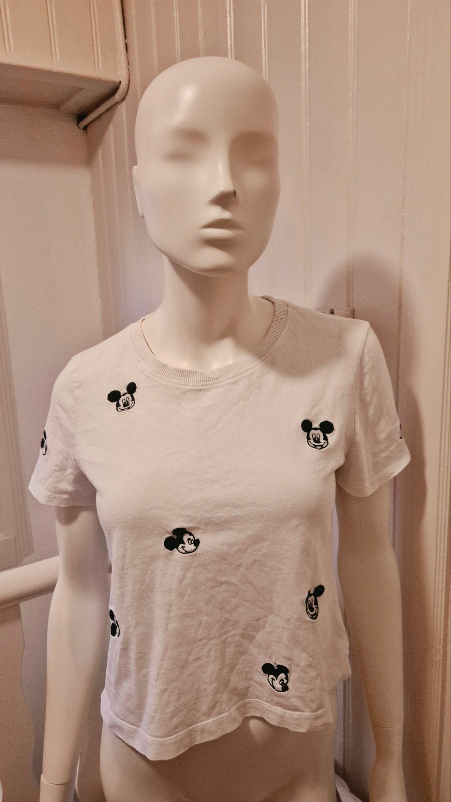 Mickey Mouse topje, maat M, Zara, Ophalen of Verzenden, Zo goed als nieuw, Zonder mouw