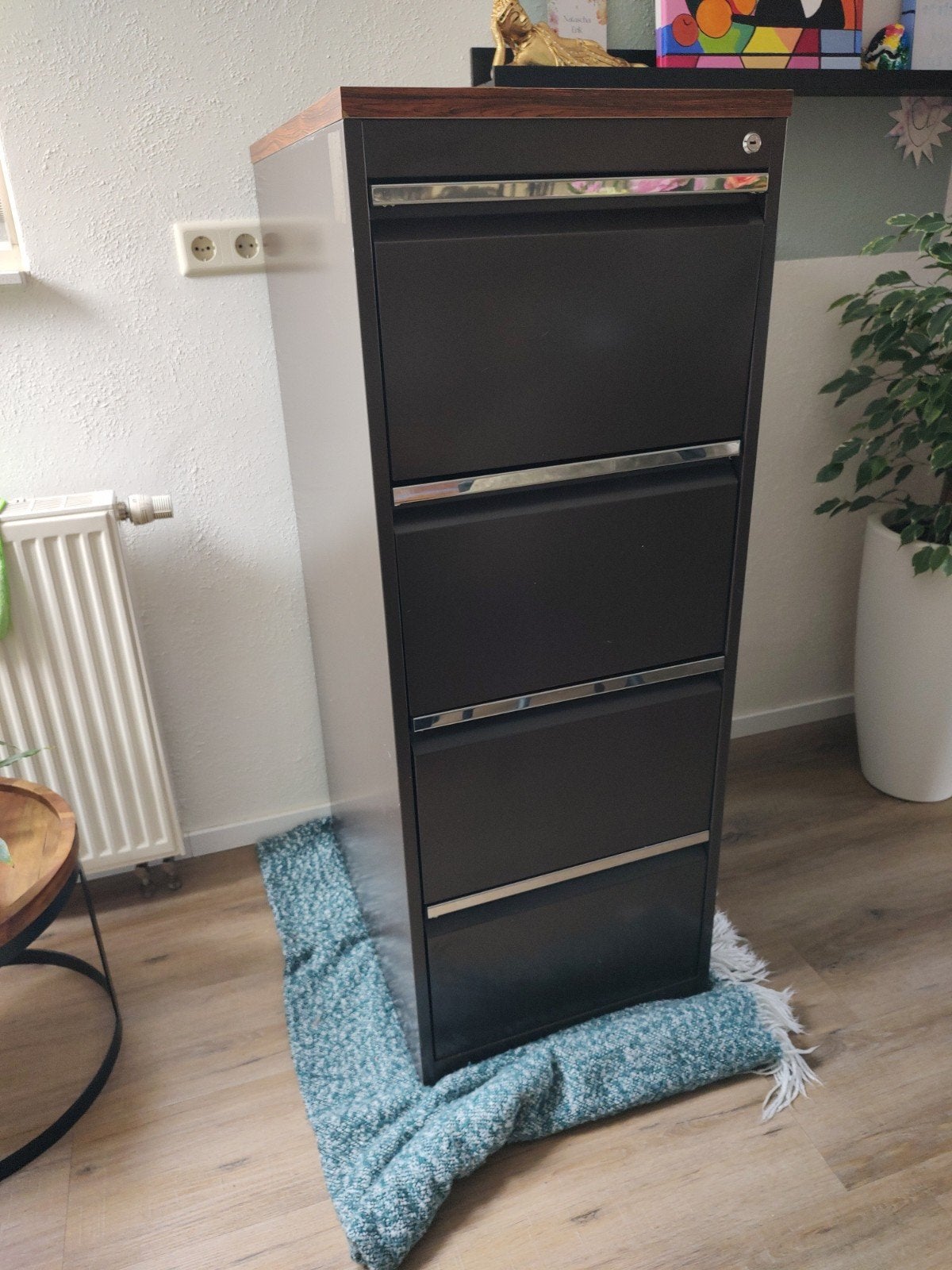 Hangmappenkast met 4 lade, Ophalen