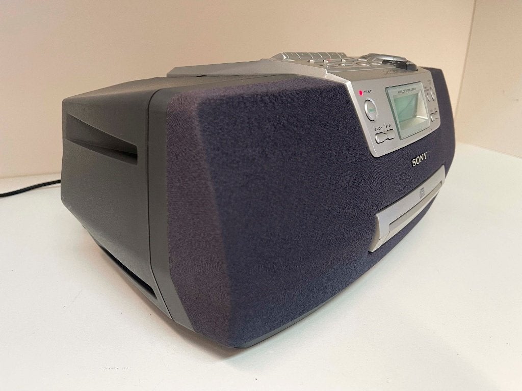 Sony CFD-S45L draagbare CD-radio-cassetterecorder AC-DC, N, Ophalen of Verzenden, Sony, Sony