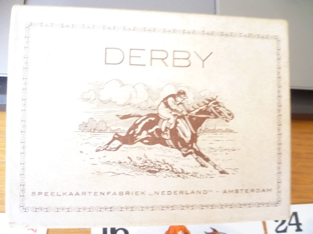 Derby Speelkaarten Fabriek Nederland Amsterdam 1913-1940, Ophalen of Verzenden, Zo goed als nieuw, Speelkaart(en)