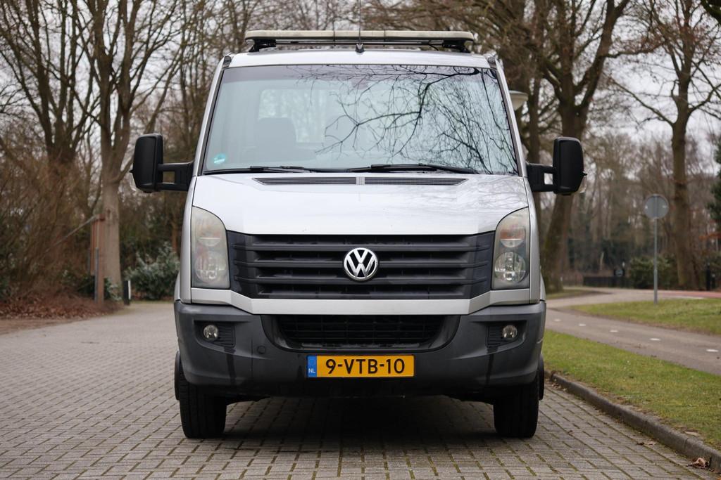 Volkswagen Crafter 46 2.0 TDI L2H1 DC BE truck met oplegger, Auto's, Bestelauto's, Euro 5, Gebruikt, 4 cilinders, Volkswagen