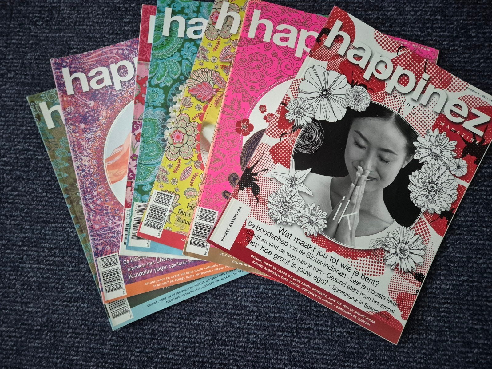 Happinez Jaargang 9 - 7 nummers, Boeken, Ophalen of Verzenden, Gelezen, Lichaam en Geest