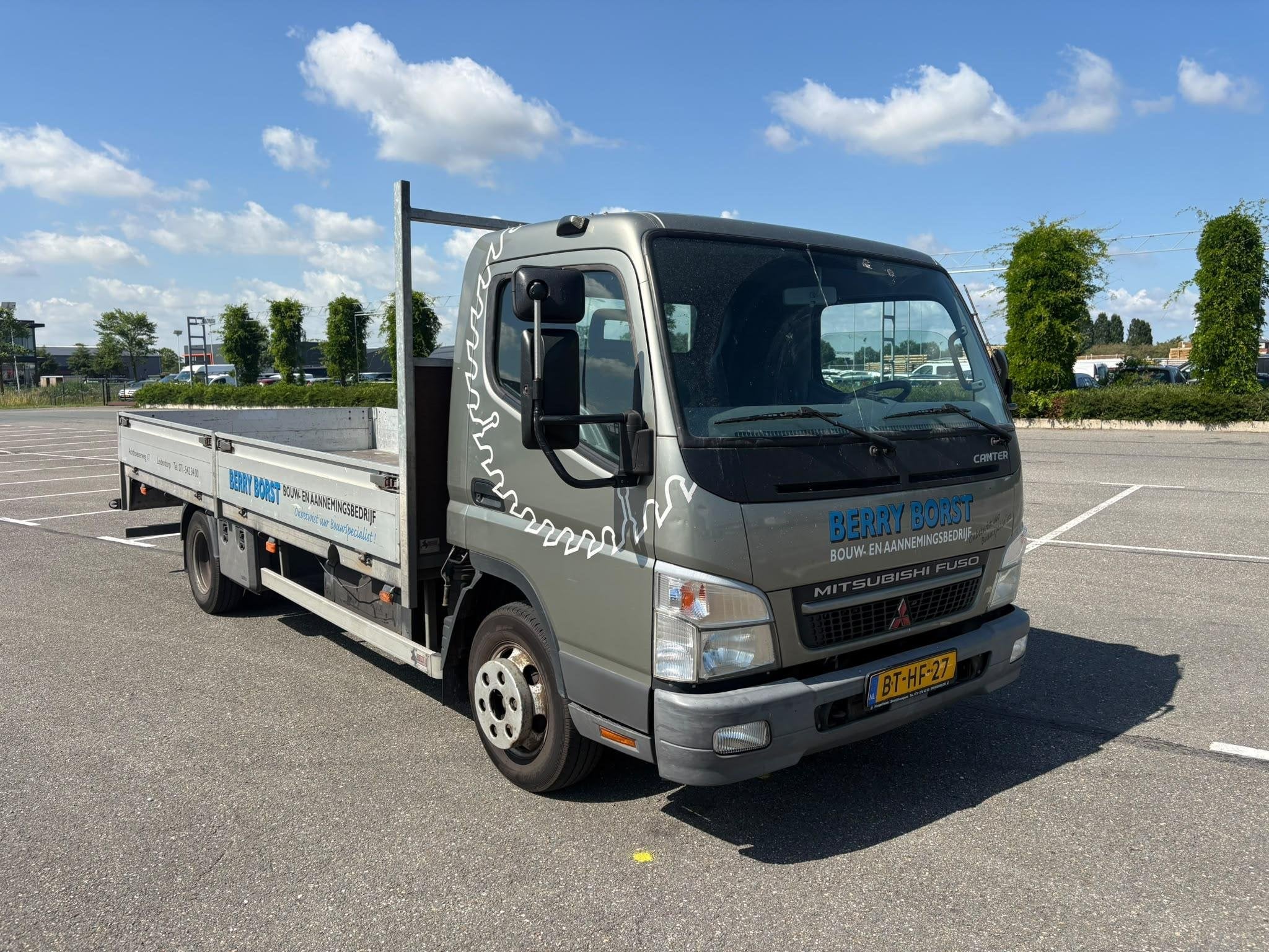 Mitsubishi Canter 6c14 Airco, radio, trekhaak, Auto's, 3244 kg, Stof, Gebruikt, 2652 kg