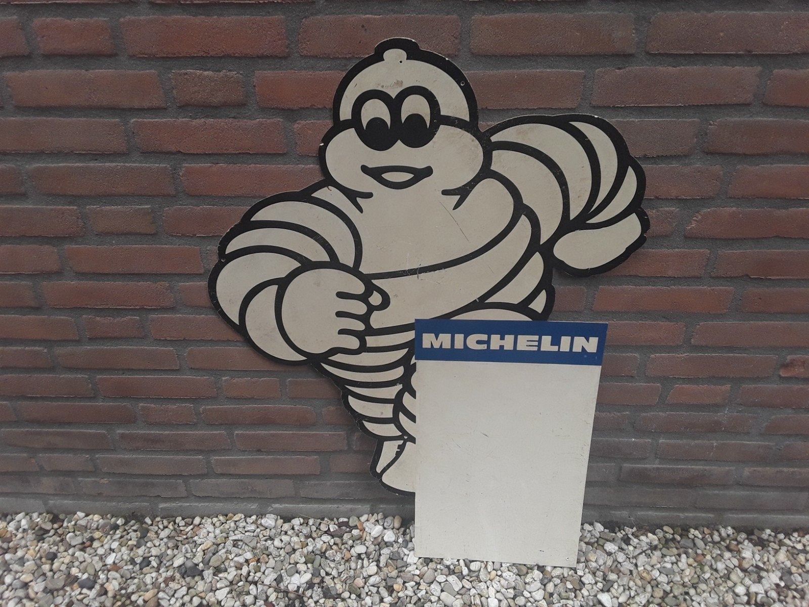 Michelin XL reclamebord 94 cm., Ophalen of Verzenden, Reclamebord