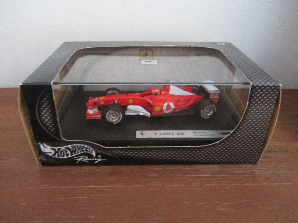 Hot Wheels B1018 Ferrari F2003-GA - Michael Schumacher, Ophalen of Verzenden, Nieuw, Auto, Overige merken