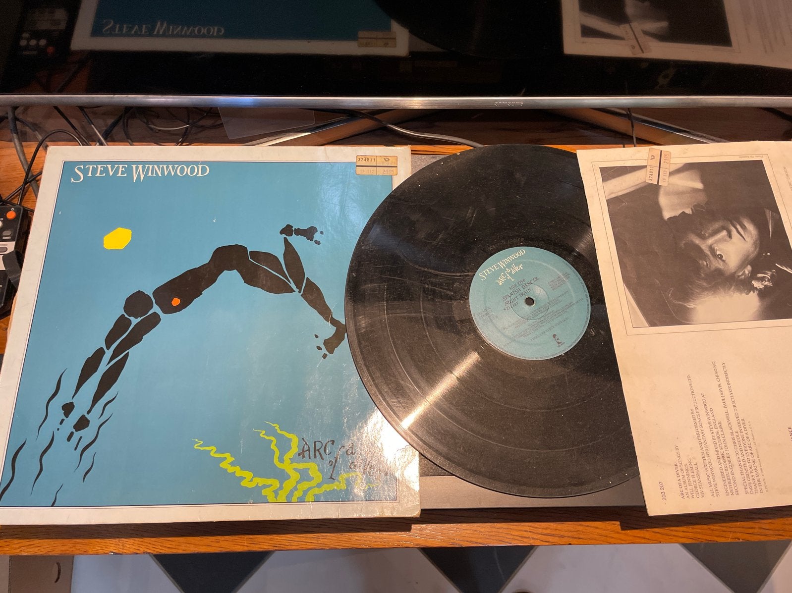 Steve Winwood - Arc of a Diver LP (1980), LP, Gebruikt, Ophalen of Verzenden, 12 inch