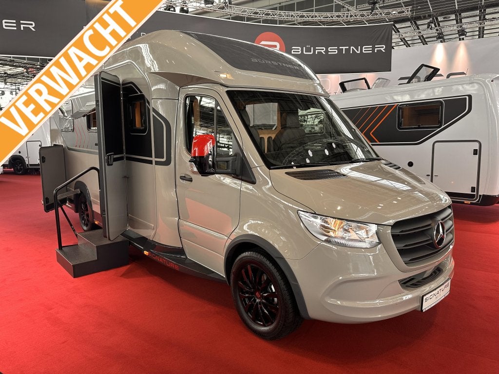 Bürstner Signature SMT 7.0, Caravans en Kamperen, Automaat, Hordeur, Ringverwarming, Tot en met 2