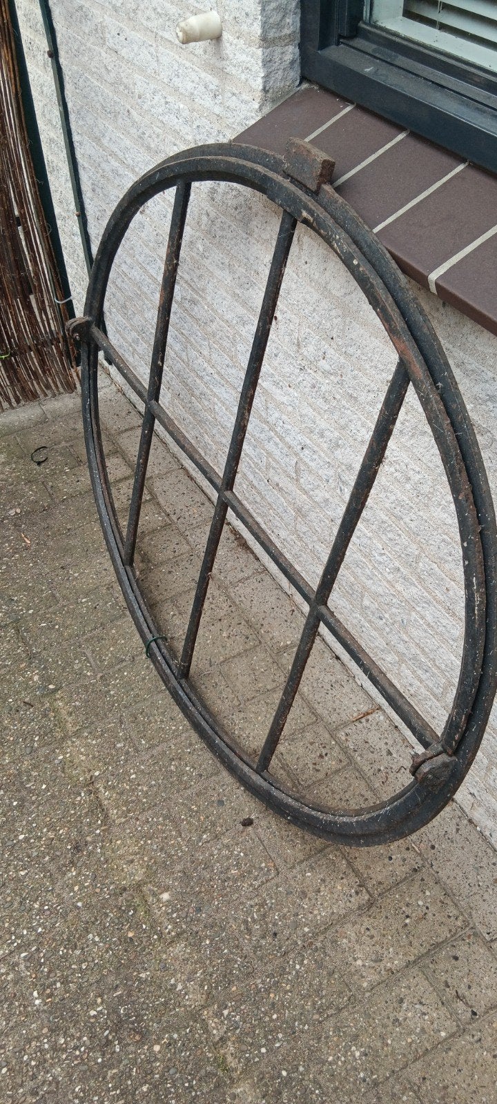 Stalraam ovaal klapbaar uitvoering in zwaar gietijzer maten1, Ophalen, 80 tot 120 cm, Nieuw, 80 tot 120 cm