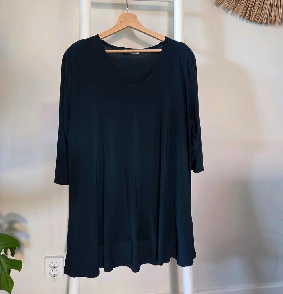 Magna donkergroene top/tuniek maat 48/50 promiss atelier, Kleding | Dames, Grote Maten, Blouse of Tuniek, Ophalen of Verzenden