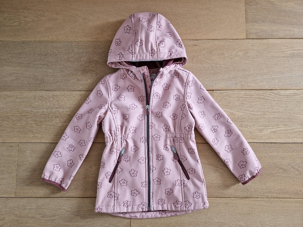 Softshell jas roze maat 122, Kinderen en Baby's, Kinderkleding | Maat 122, Ophalen of Verzenden, Gebruikt, Meisje, Jas