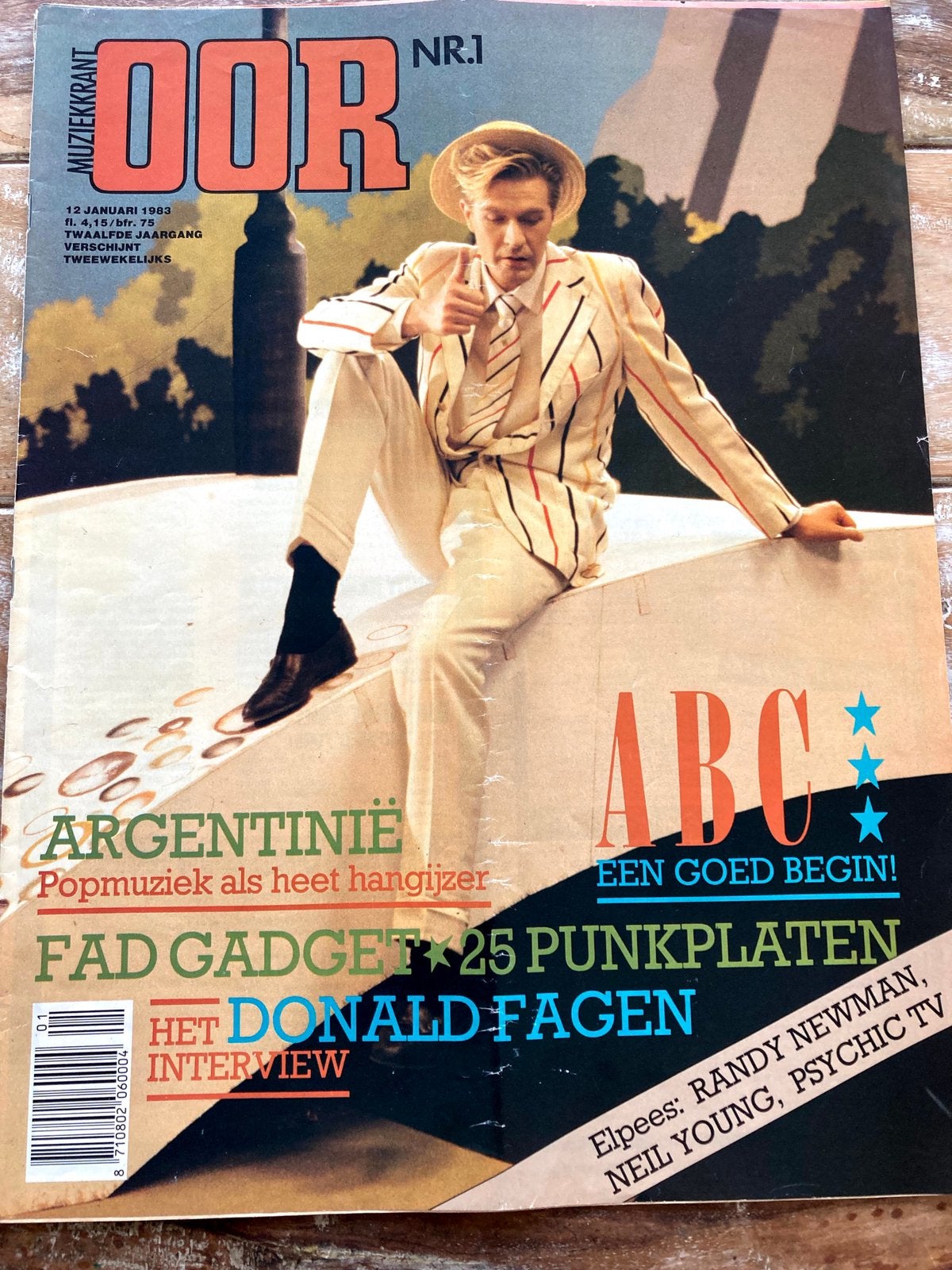 Muziekkrant OOR 1983 VANDENBERG Donald Fagen FAD GADGET ABC, Ophalen of Verzenden, Zo goed als nieuw, Muziek, Film of Tv