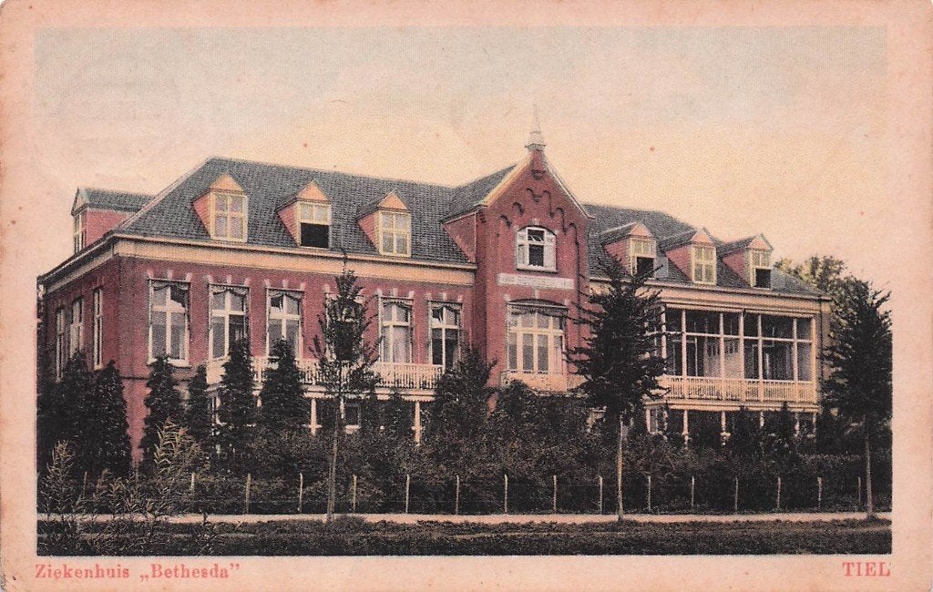 Tiel - Ziekenhuis Bethesda (gel. 1933), Ophalen of Verzenden, 1920 tot 1940, Gelopen, Gelderland