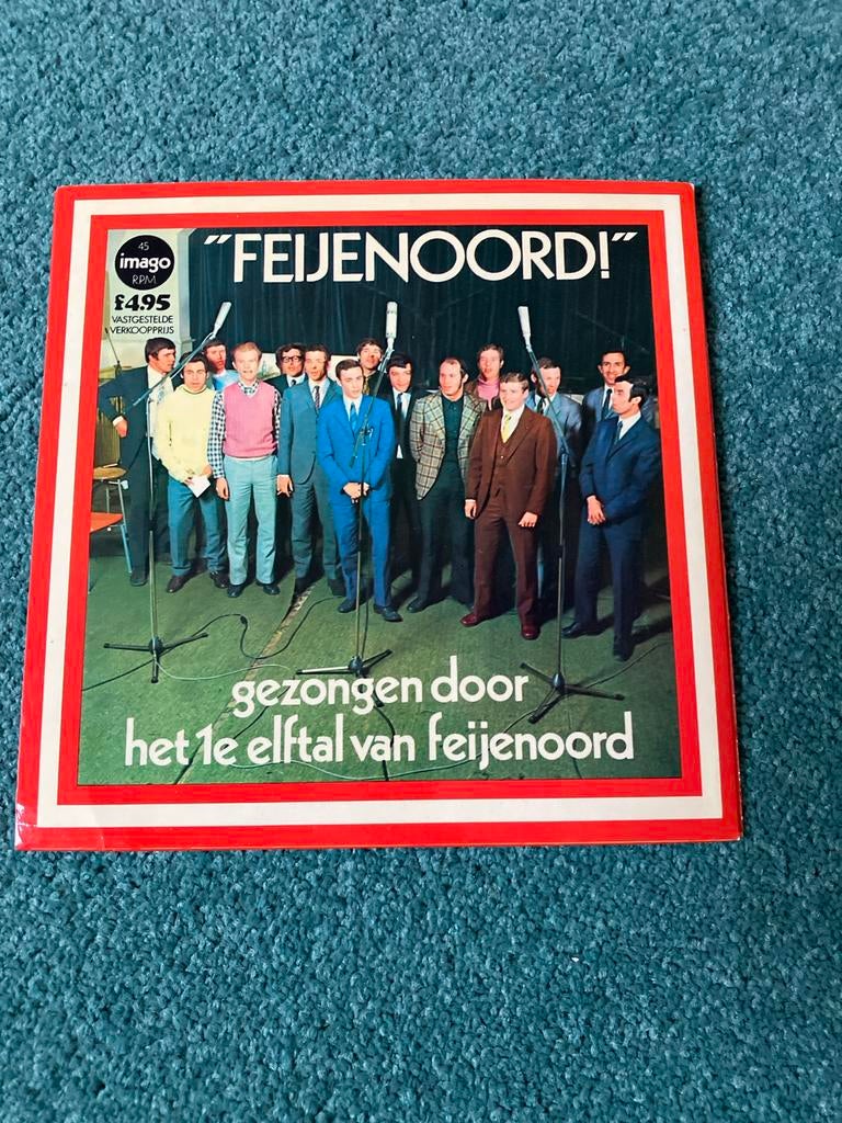 Feijenoord! - Gezongen door het 1e elftal, 7 inch, Single, Ophalen of Verzenden, Zo goed als nieuw