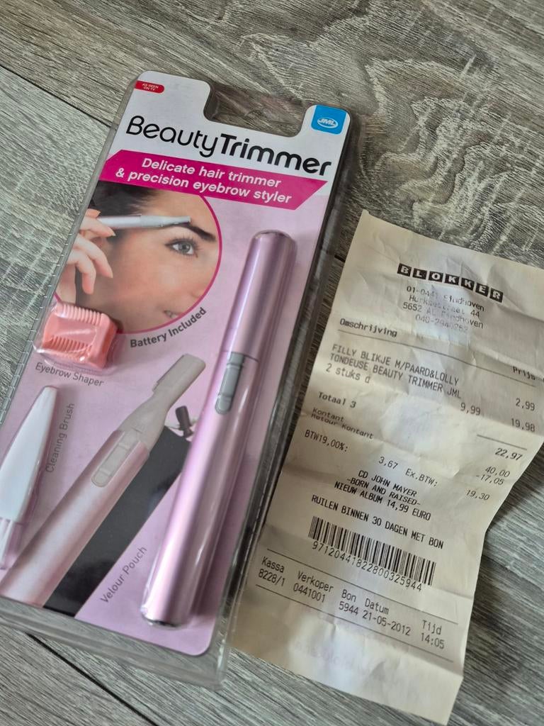 BeautyTrimmer Delicate Hair Trimmer & Precision Eyebrow, Ophalen of Verzenden