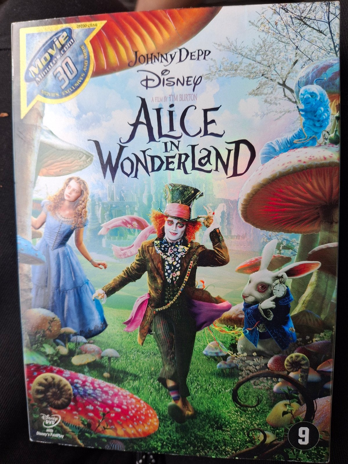 Alice in Wonderland (DVD) - Disney film van Tim Burton, Ophalen, Nederlands, Vanaf 9 jaar, Overige soorten