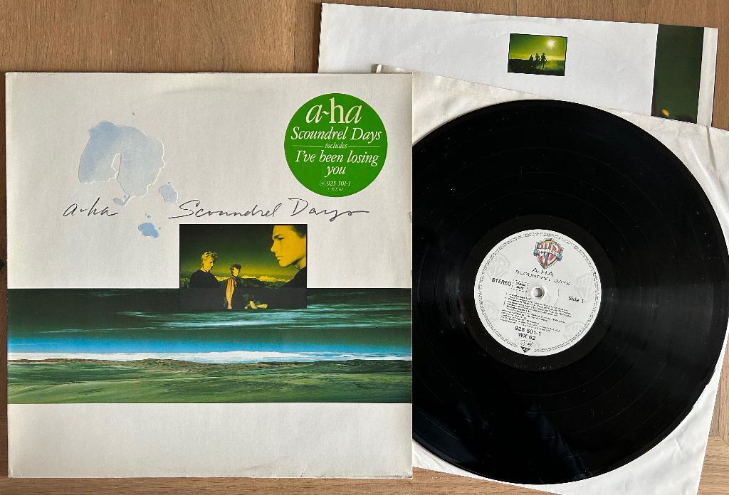 A-HA - Scoundrel days ( LP; NMINT ), Ophalen of Verzenden, Zo goed als nieuw, 12 inch