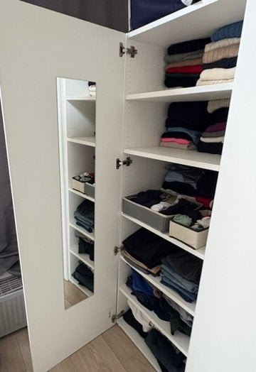 PLATSA Kast met 5 verstelbare legplanken - PLATSA Wardrobe, Huis en Inrichting, Ophalen, Met plank(en), 50 tot 100 cm, Zo goed als nieuw