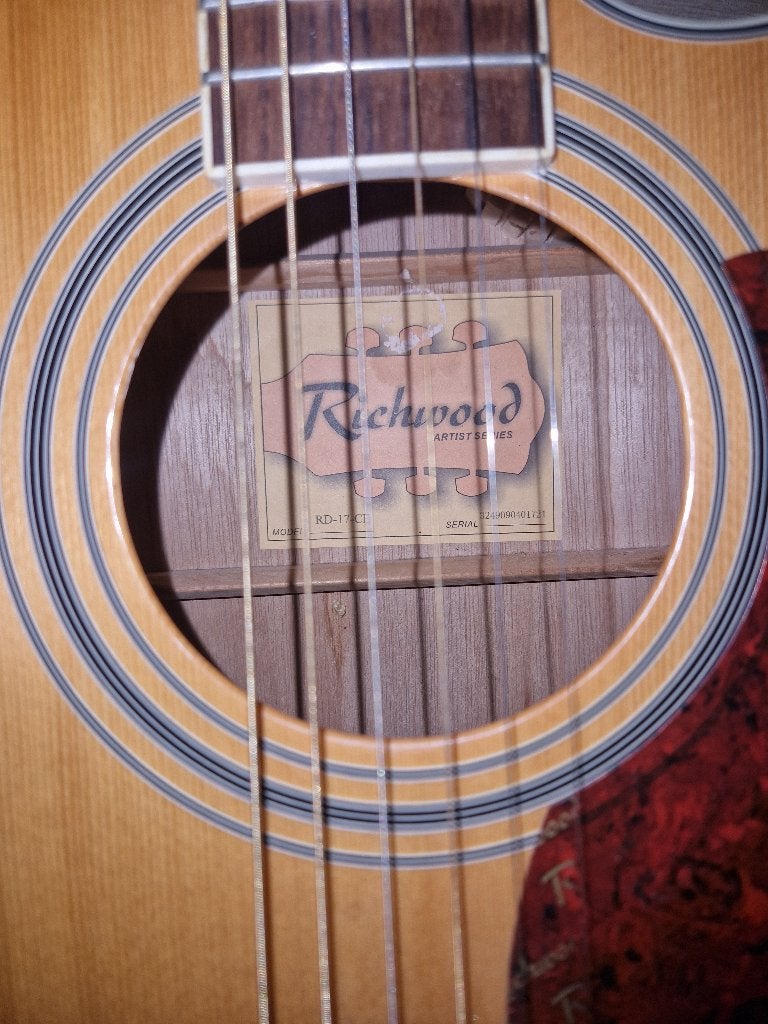 Richwood RD-17-CE Westerngitaar - Zo goed als nieuw, Muziek en Instrumenten, Ophalen, Zo goed als nieuw, Western- of Steelstringgitaar