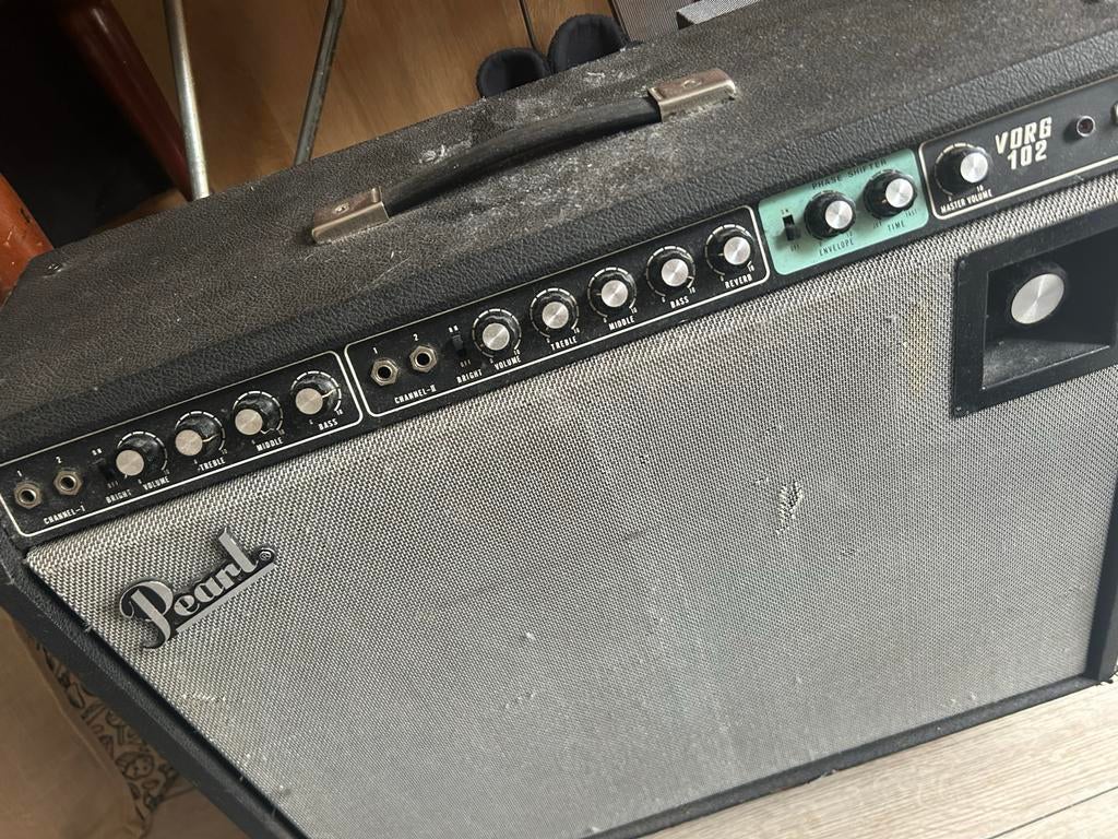 Pearl VORG 102 Gitaarversterker - Jaren '60 Sound, Muziek en Instrumenten, Ophalen of Verzenden, Gebruikt, Gitaar, 50 tot 100 watt
