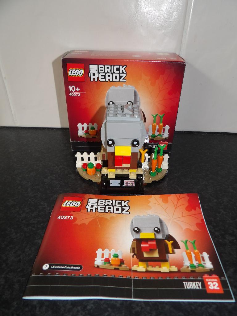 Als nieuw Lego Brickheadz 40273 Thanksgiving kalkoen nr 32, Compleet, BrickHeadz, Lego, Ophalen of Verzenden